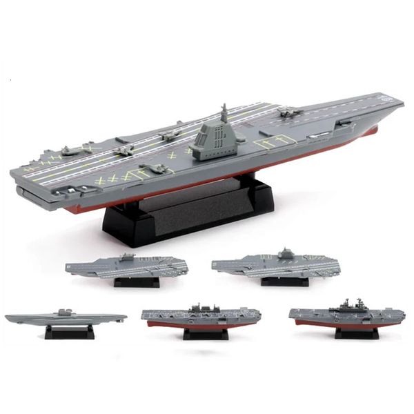 Rompecabezas 3D 4D 8 estilos Conjunto de acorazado Modelo de rompecabezas Submarino Destructor Avión Militray Barco de juguete 231201