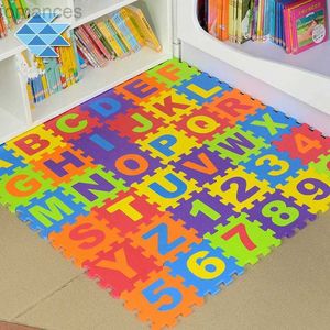 3D-puzzels Babyspeelkleed Montessori Educatief speelgoed voor kinderen Kinderen Tapijtpuzzel EVA Tegels Alfabet Cijfers en symbolen 15,5*15,5 cm 240314