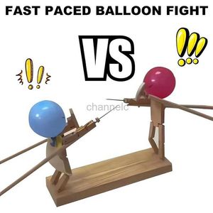 Puzzles 3D Balloon Bamboo Man Battle Batwen Bots Battle Battle Game Balloon Balloon Balloon Battle Game avec 60 Balloons Gifts Toy for Party 240419