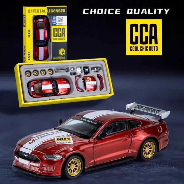 Puzzles 3D CCA MSZ 1 42 2018 Ford Mustang GT Alloy Toy Car Model Racing Alloy Component Series Sports Car Modification Accessoires Giftl2404