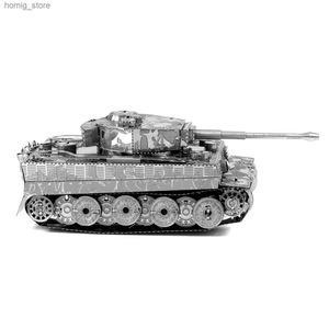 3D Puzzles Diy 3D Metal Puzzles Ally Metal Assemble Military Model Tiger Tanks Halo Scorpion Tanks Jigsaw Puzzles For Kids Adult Toys Y240415
