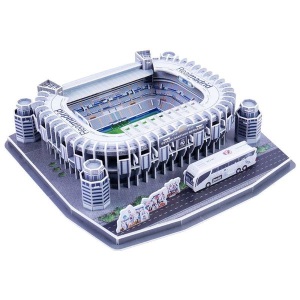Puzzles 3D DIY 3D Puzzle Jigsaw World Football Stadium Soccer Playground Assembled Building 230711