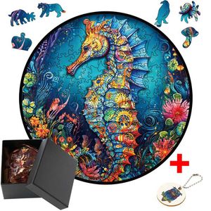 Rompecabezas 3D Educational Animal Wooden Rompil para niños Adultos Diy Crafts Brain Trainer With Hell Dificultad Wood Toy Jigsaw Puzzle Juguetes de regalo 240419