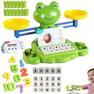 Puzzles 3D Grenouille Compter Jouets Activités D'apprentissage Préscolaire Éducatif Échelle Cool Balance Cartes Pour Les Enfants De 3 4 5 6 230630