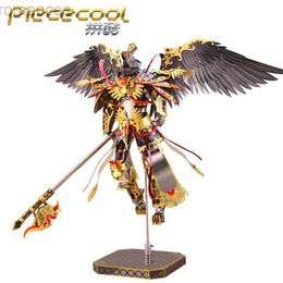 Rompecabezas 3D MMZ MODELO Piececool 3D Metal Puzzle Mitología Garuda Modelo kits DIY Corte láser Ensamblar rompecabezas Juguete REGALO para adultos 240314