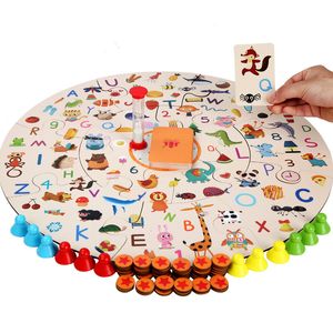 3D Puzzles Montessori Early education toys wooden jigsaw puzzle parentchild interaction detective search card memory board game for kids 230616