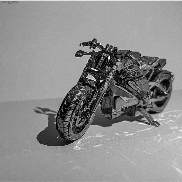 Puzzles 3D Motorcycle 3D Métal Puzzle Blocs Blocs Kits Diy Mecha pour les adolescents Hobbies Toys Great Cadeaux # Y240415