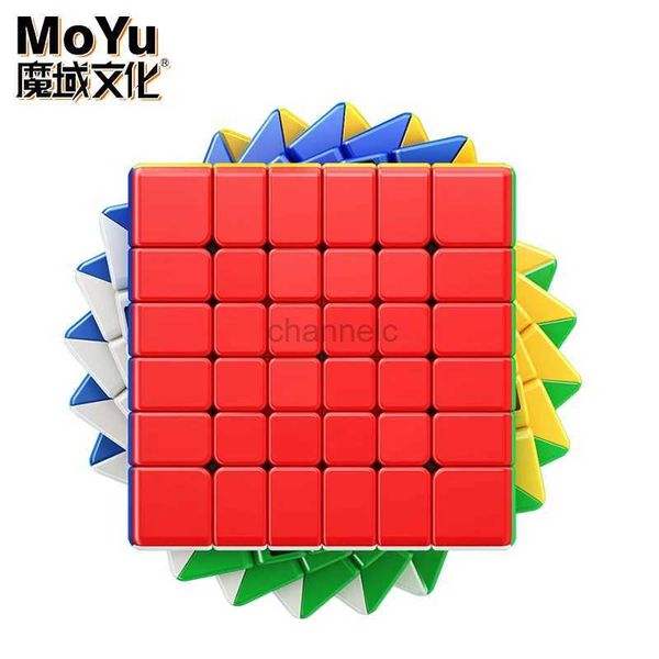 Rompecabezas 3D Moyu Meilong 6M V2 Magic Magic Cube 6x6x6 Velocidad profesional Puzzle 6x6 Juguete para niños (6V2 sin imán) Cubo Magio original 240419