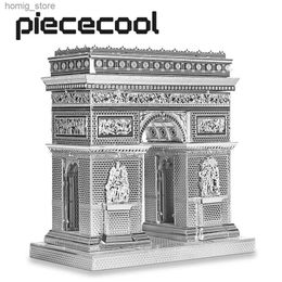 3D Puzzles Picecool 3D Metal Puzzle Arch Triumphal Arch Architectural Puzzle Set Teenage Diy Model Set Toy Birthday Gift Y240415