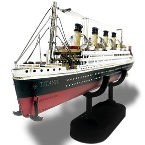 Puzzles 3D Piececool 3d Cadeaux en métal pour adultes Titanic Ship Model 226pcs Cruise Jigsaw Jouets Kits de construction Décoration de la maison 230616
