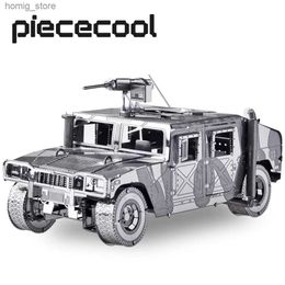 Puzzles 3D PileColool 3D Metal Model Puzzle 4wd Military Automobile Assembly Kit Diy Toys for Teen Jigsaw Gifts Y240415