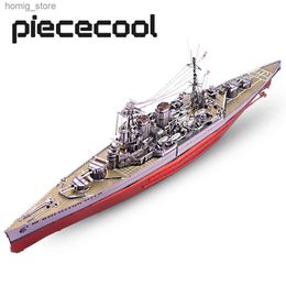 Puzzles Pizzles PileCool 3d Metal Puzzle HMS HOOD Battleship Assembly Model Kit Modèle Ship Mode