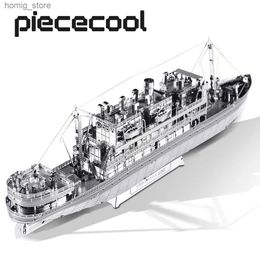 Puzzles 3D Pilecolool 3D Metal Puzzle The Crossing Model Kits Ship Jigsaw Toys for Adult Building Kits Gifts DIY POUR TEEN Y240415