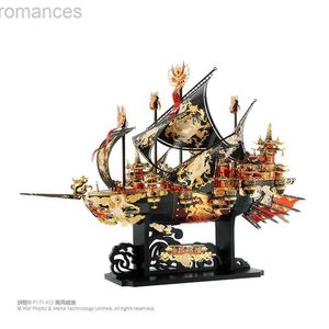 3D-puzzels Piececool 3D metalen puzzel THE WIND BREAKER Sky ship Model kits DIY Laser Cut Monteren Jigsaw Toy CADEAU voor Audit kids 240314