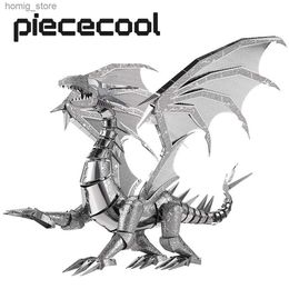 Puzzles Pizulaolool 3d Metal Puzzle Toys Dragon Flame Assembly Model Kit Diy Jigsaw Brain Teaser For Teens Anniversaire Cadeaux Y240415