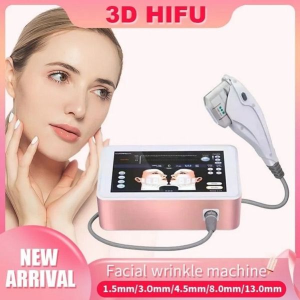 Articles 3D RF HIFU Autres équipements de beauté Machine à ultrasons de levage de la peau du contour du visage à effet élevé Anti-rides