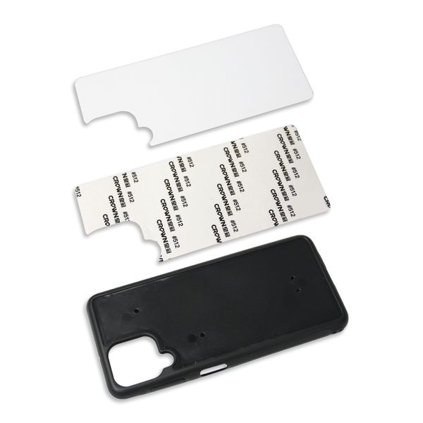 Fundas de goma TPU + PC para sublimación, pegamento de lámina de Metal de aluminio para Samsung Galaxy S20 ULTRA A02 M02 A02S, versión UE, 100 unids/lote