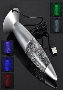 3D ROCKET Multi couleurs Lava Lava RGB LED Party Party Night Night Light Cadeau de Noël Night Lamp8987342