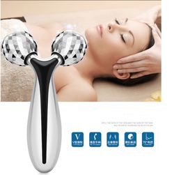 3D-roller massager y vorm 360 roteren dun gezicht lichaam vormgeven ontspanning opheffen rimpel remover gezichtsmassage ontspanning tool