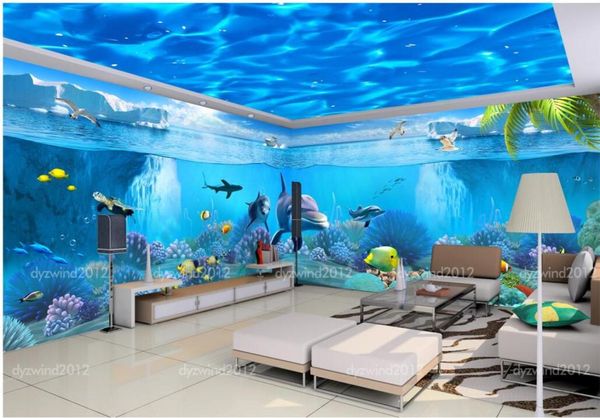 Room 3d Room Wallpaer Murale personnalisée PO Dreamland World Theme Pavilion Space Fond Paint mural 3D Muraux muraux Fond d'écran pour Wal5228990