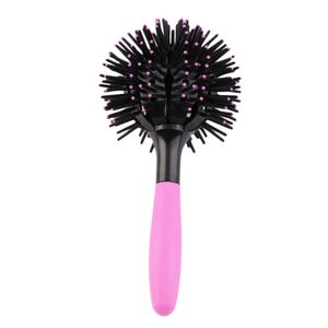 3D ronde brosse à cheveux peigne Salon maquillage 360 degrés balle outils de coiffure démêlant brosse à cheveux résistant à la chaleur femmes