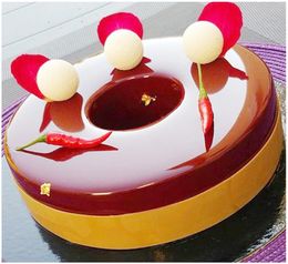 Moule de silicone en forme ronde 3D pour le dessert de gâteau Mousse alimentaire Formes de décoration de Noël Moules de gâteau de boulangerie