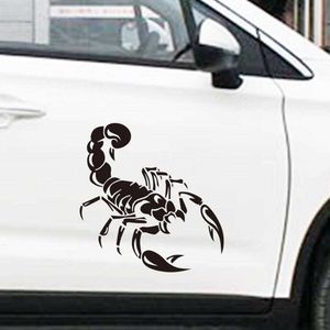 Tamis de carrosserie Scorpions 3D Fenêtre étanche PVC PVC Styling Auto Decal Car Bonnet Side Stripes Animal Sticker