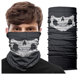 3D Naadloze Bandana Buisvormige Buff Fietsen Nekbeenkap Schedel Leger Hoofdband Wandelen Sjaal Bike Skimask Winddicht Bivakmuts Vrouwen Mannen