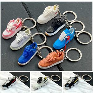3D -schoenmodle Keychains basketbal Sportschoenen Key hanger mode accessoires houder tas auto sleutelring cadeau