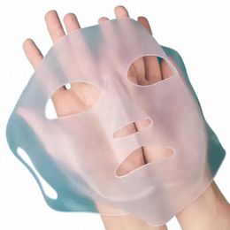 Masque de silice 3D visage femmes outil de soins de la peau suspendus oreille anti-rides masque facial feuille de gel réutilisable levage raffermissant oreille outils fixes t6Ga #