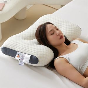 3D Sleep Cervical Pillow Comfortabele wasbaar Wasbaar beschermt de nekrugspine orthopedisch contour beddengoed om te helpen voor EL 240415