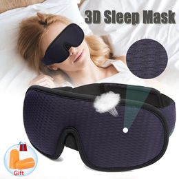 Masque de sommeil 3D Boulangers Bounseaux Sleeping Aid Eyepatch Couverture oculaire Patches de sommeil Masque à paupières Masque Eyemask Soins de santé pour repos 231227
