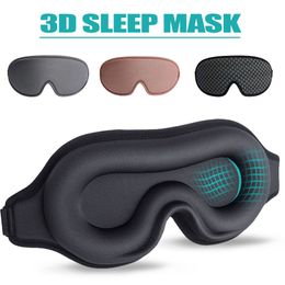 Masque de sommeil 3D Masque pour les yeux nez des yeux sans léger slaapmasker doux pour le voyage de voyage à paupières respirant antifazes para dormir