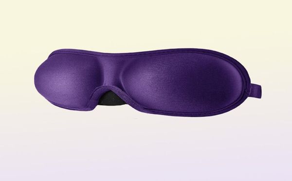 Masque de sommeil 3D Sleep Sleeping Eye Doeshade Shade Patch Femmes Men Soft Portable Bounked Roll Travel Eyepatch3960077