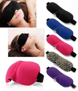 3d slaapmasker natuurlijk slaapoogmasker oogschade cover schaduw oog patch blinddoek reis eyepatch 13 kleuren111364444