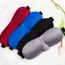 Máscara para dormir 3D Cubierta de sombra acolchada Relax Blindfolds Eye Cover Máscara para dormir Travel Eyepatchs 123QH