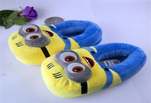 3d Slippers vrouw winter warme slippers verachtelijke minion Stewart figuur schoenen pluche speelgoed huis slipper één size pop 2010269515336