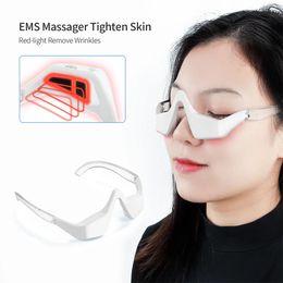 3D Smart EMS Micro courant impulsion thérapie par la lumière rouge masseur oculaire soulage la Fatigue réduction des rides Circulation sanguine 240118