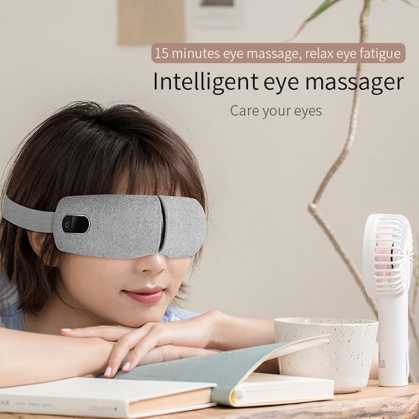 Masseur oculaire à vibrations Ems 3D Intelligent, masseur électrique Intelligent pour masque oculaire de sommeil