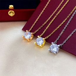 3D Carré Brillant CZ Zircon Cristal Diamant Pendentif Colliers pour Femmes Marque De Voiture Designer 18K Or Rose Boucles D'oreilles Lien Chaînes Collier Ras Du Cou Bijoux