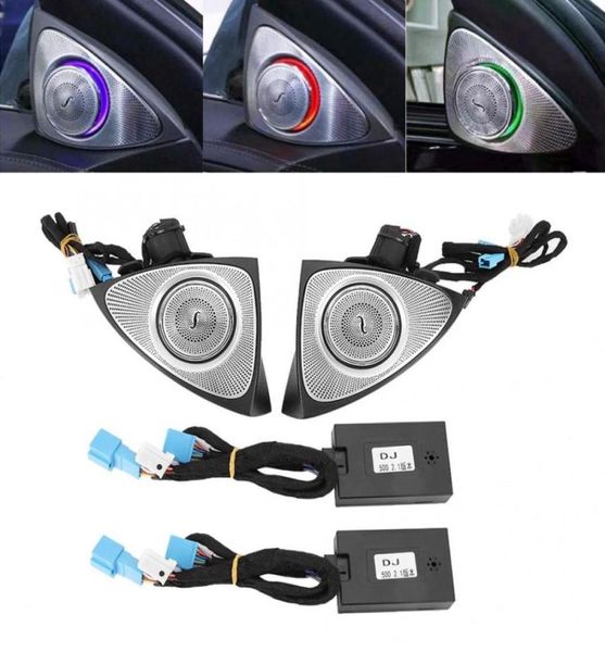 3D en acier inoxydable tweeter tweeter triple coaxial sound haut-parleur voiture o tons cornes pour benz c e s classe w205 w213 w222 16-194757046