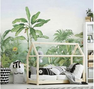 3D stereo amerikaanse tuin tv achtergrond wallpapers groene plant muur doek woonkamer slaapkamer decoratieve muurschildering behang