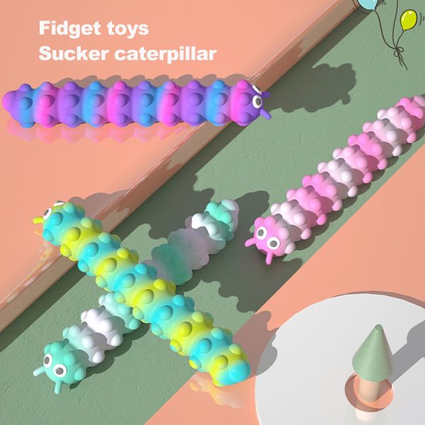 3D ventouse ventouse fête jouets anti-Stress jouets drôles chenille adultes enfants jouets sensoriels à la famille jeux interactifs