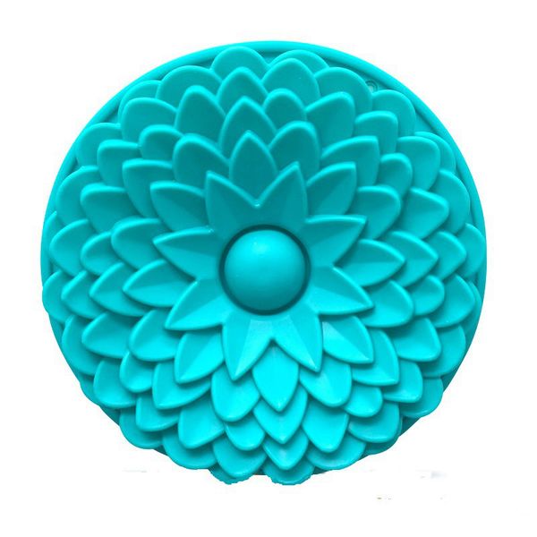 Moldes de pastel de girasol 3D moldes de jabón de crisantemos moldes de flores moldes de velas de silicona