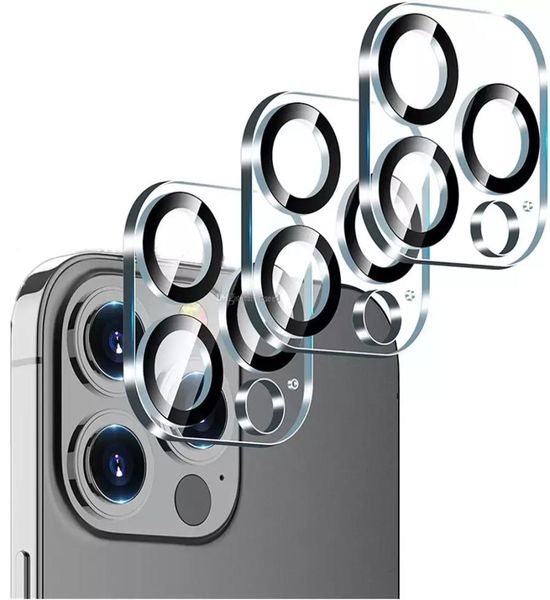 Protecteur d'écran de caméra en verre trempé 3D pour Iphone 13 Pro MAX 12 Mini 11, caméras de qualité supérieure pour téléphone portable intelligent, Films d'objectif de Film avec R3318073