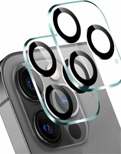 Protecteur d'écran de caméra en verre trempé 3D pour Iphone 13 Pro MAX 12 Mini 11, caméras de qualité supérieure pour téléphone portable intelligent, Films d'objectif de Film avec R2777235