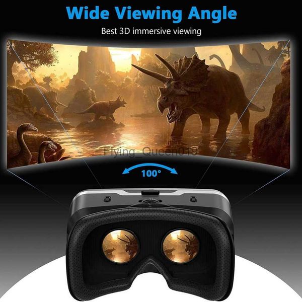 Lunettes 3D VR pour films, jeux vidéo, lunettes de réalité virtuelle, lunettes VR compatibles avec casque VR IOS/Android avec contrôle HKD230812