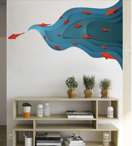 3d muurstickers slaapkamer decoratie persoonlijkheid kamer lay-out creatieve wallpapers zelfklevende tv achtergrond behang