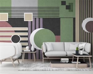 3d papier peint salon lignes géométriques lumière luxe géométrie salon chambre revêtement mural HD fond d'écran