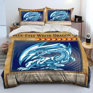 3D yu-gi-oh monsterkaart anime dekbed beddengoed set, dekbedoverdekbed set quilt cover kussensloop, kingsize queen size beddengoed set joch